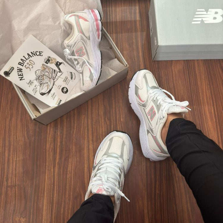 New balance 530 turbo branco/rosa