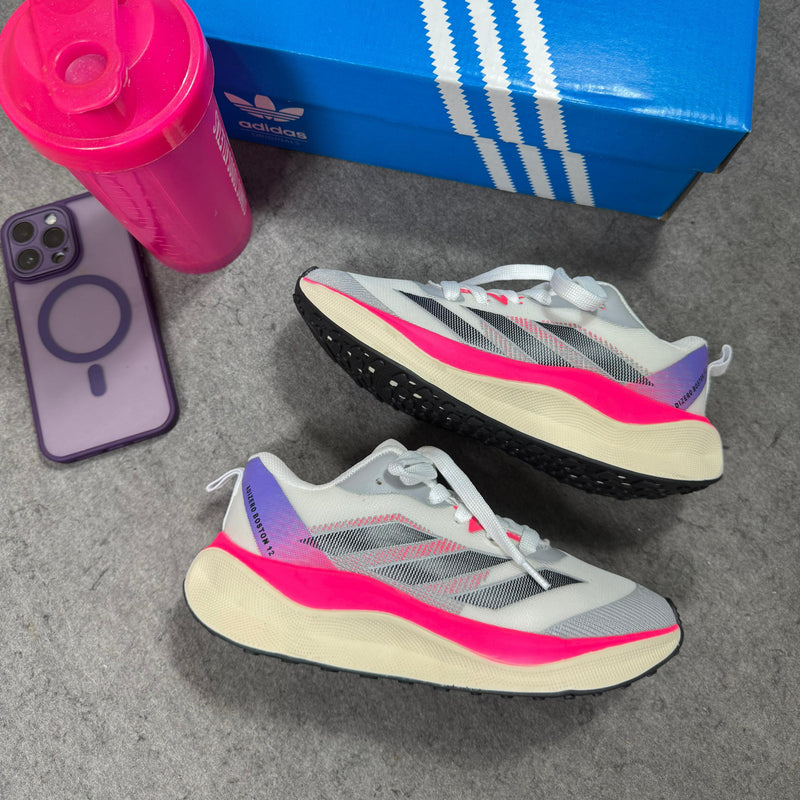 Tênis Adidas Adizero Boston 12 pink