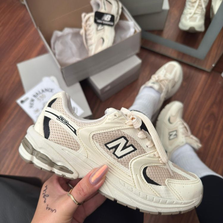 New balance 530 turbo bege/preto